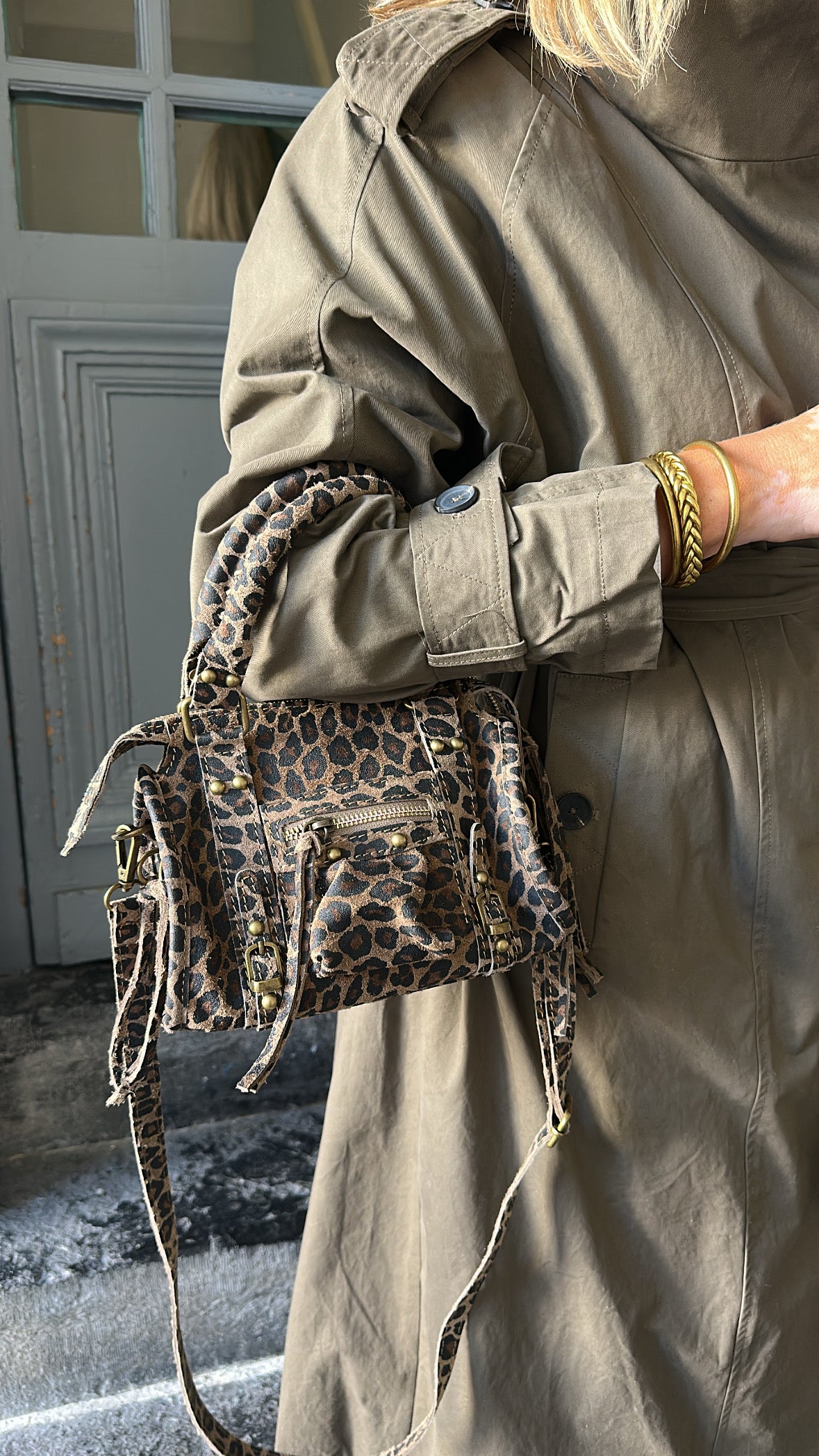 Sac ELSA petit format Léopard