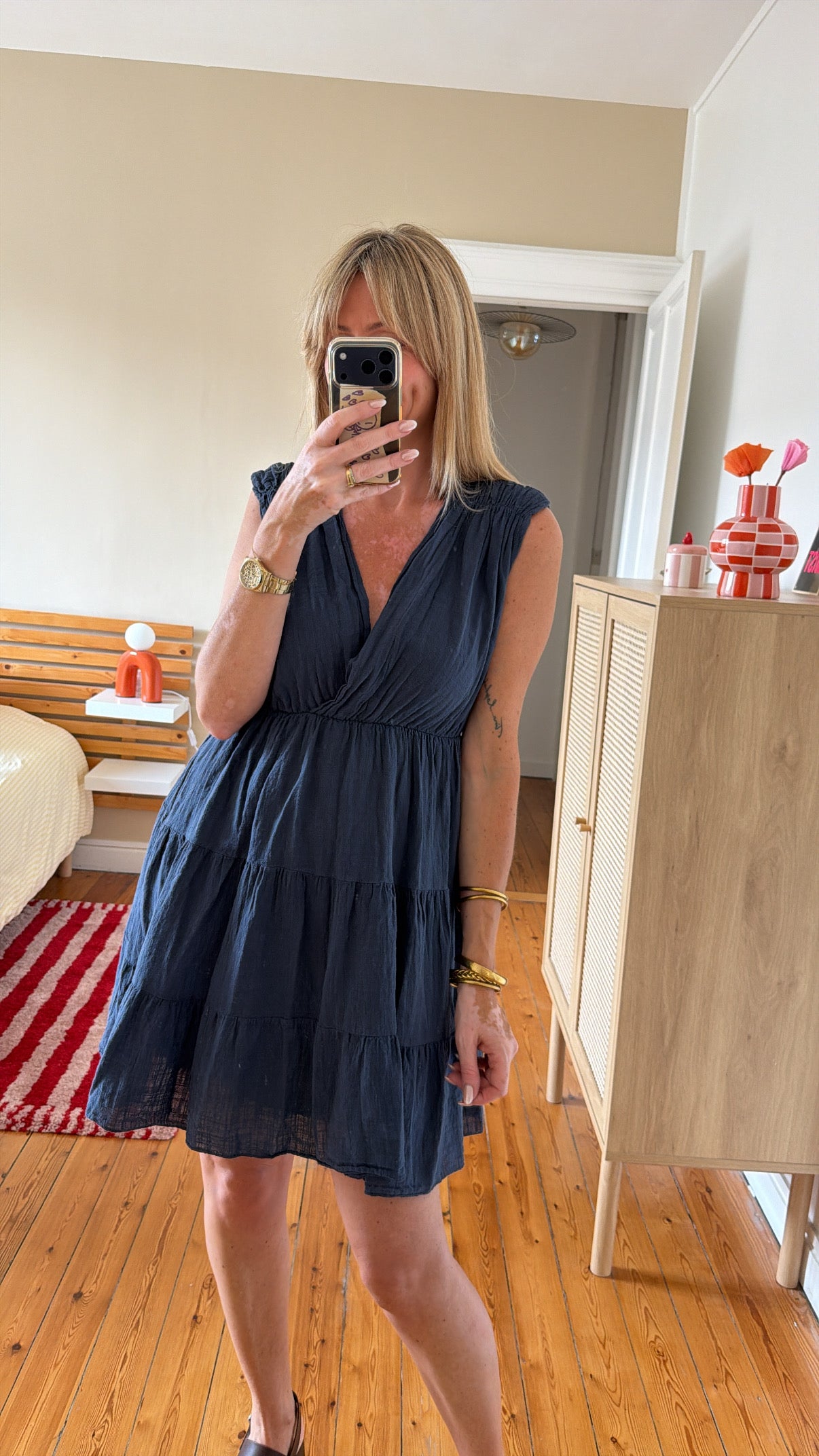 Robe MINA Bleu nuit