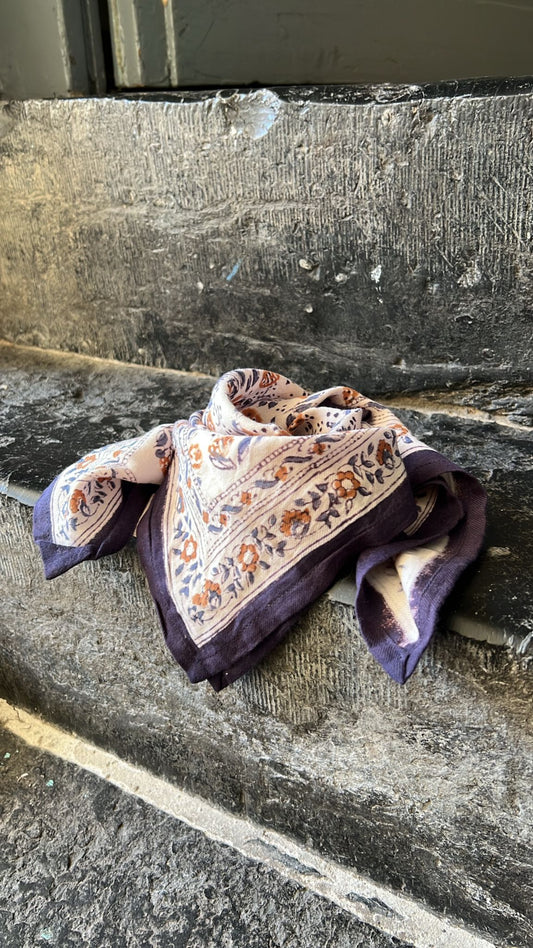 Petit foulard indien BINDI ATELIER