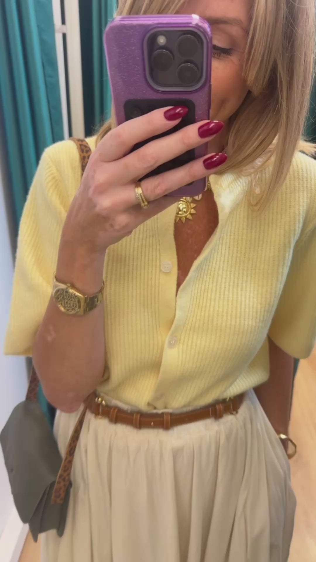 Ceinture JUNE PIECES Camel