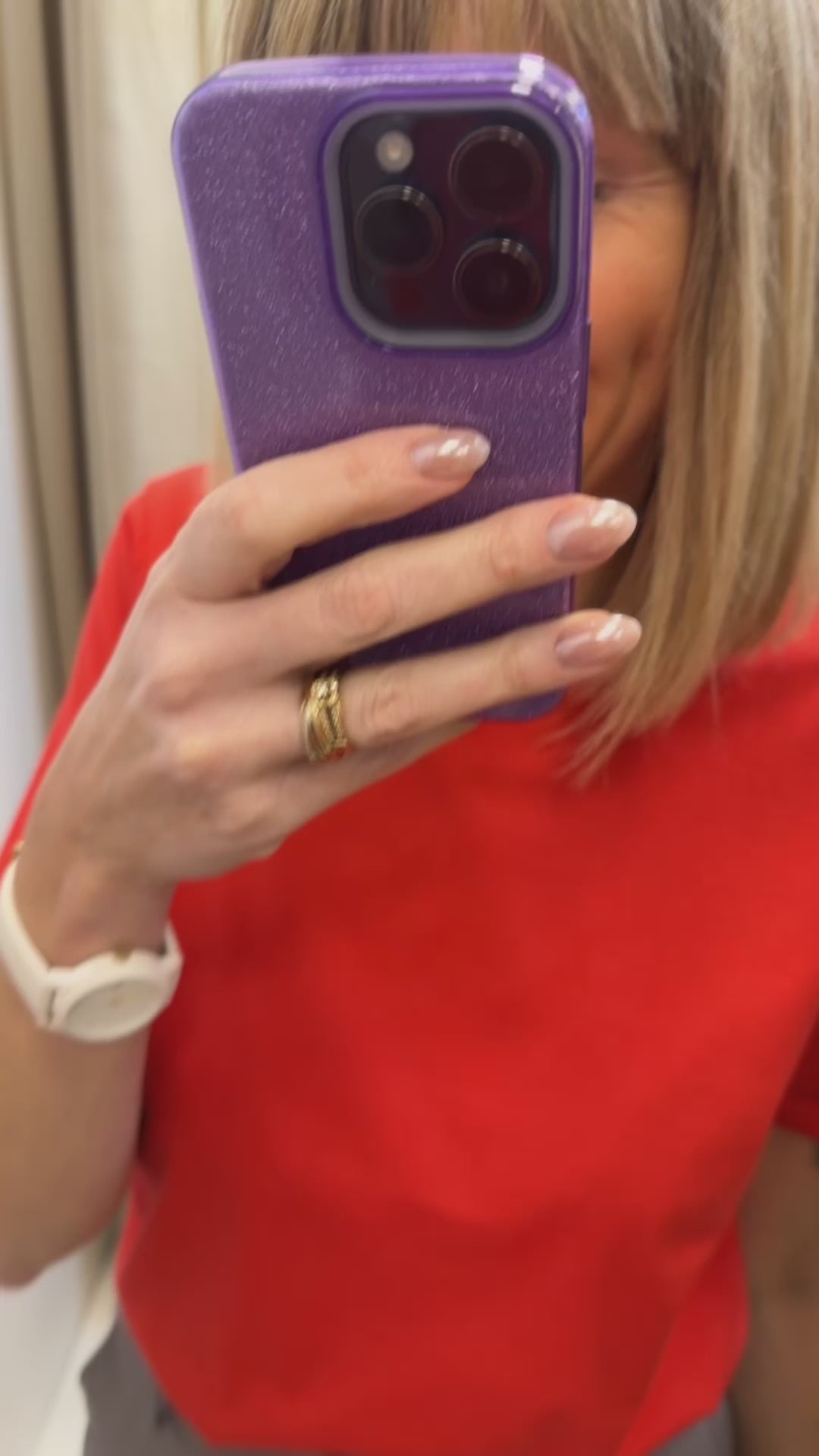 T-shirt RIA Rouge Lollipop PIECES