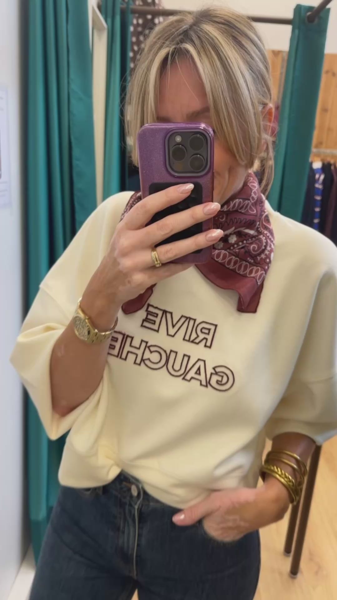 Jean Wide BARBARA Denim Vintage ORAIJE