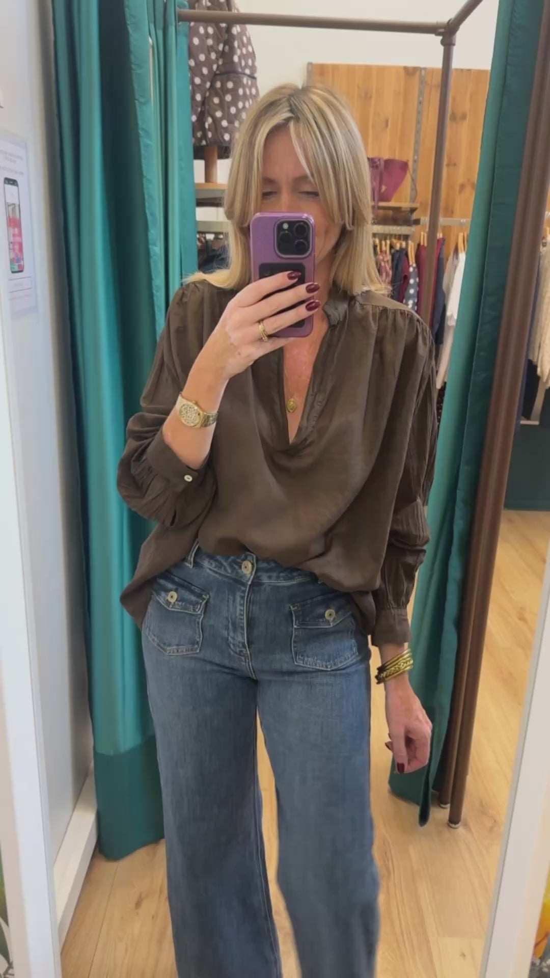 Blouse ANAÏS Chocolat