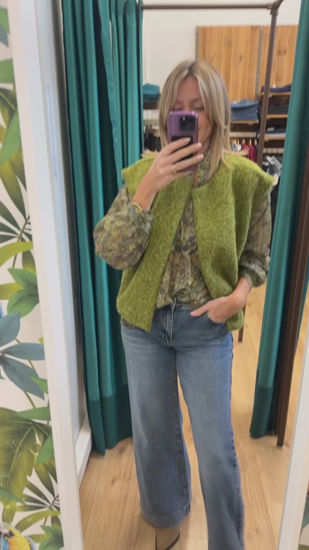 Gilet CARLITO Pistache